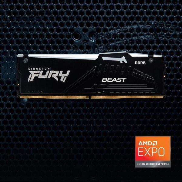 Пам'ять для настільних комп'ютерів Kingston FURY 32 GB DDR5 6000 MHz Beast RGB EXPO (KF560C36BBEA-32) 033803 фото