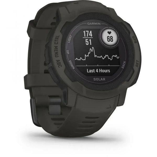 Смарт-годинник Garmin Instinct 2 Solar Graphite (010-02627-10) 612660 фото