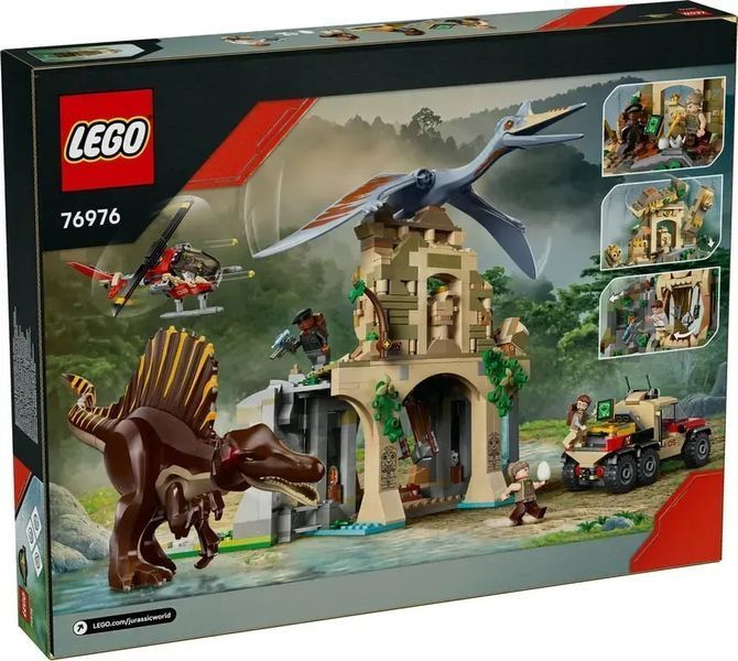 Блочный конструктор LEGO Jurassic World Воздушная миссия со спинозавром и кетцалькоатлем (76976) 613415 фото
