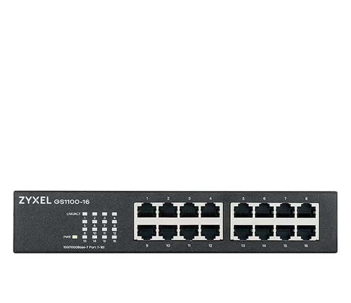 Коммутатор неуправляемый Zyxel GS1100-16 (GS1100-16-EU0103F) 372590 фото