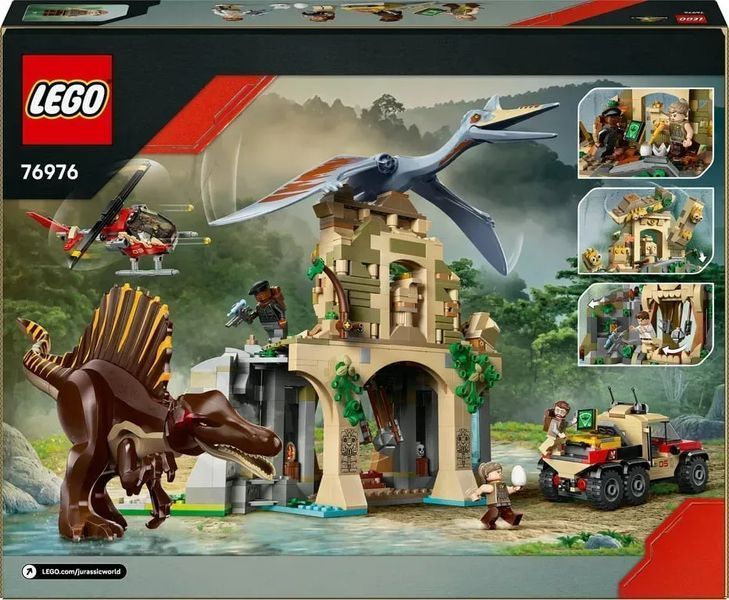 Блочный конструктор LEGO Jurassic World Воздушная миссия со спинозавром и кетцалькоатлем (76976) 613415 фото