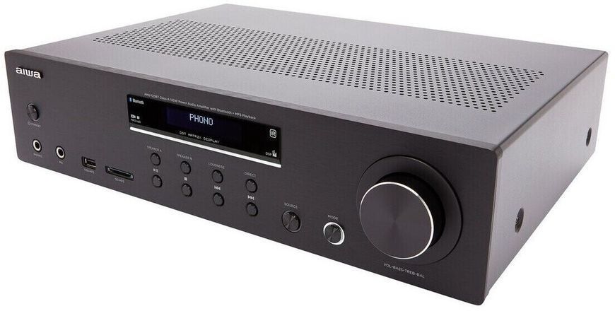 Підсилювач AIWA AMU-120BTBK Чорний 456382 фото