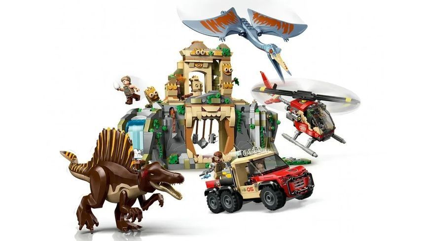 Блочный конструктор LEGO Jurassic World Воздушная миссия со спинозавром и кетцалькоатлем (76976) 613415 фото