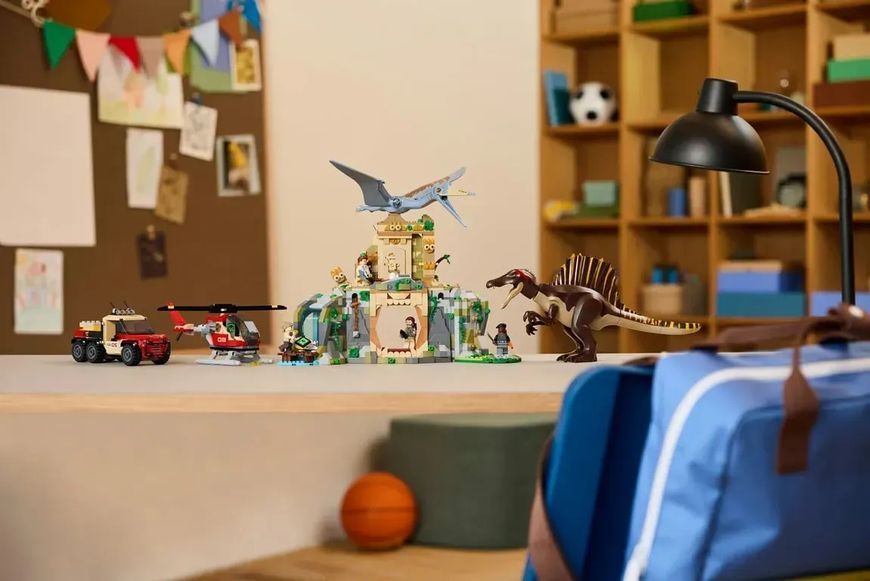 Блочный конструктор LEGO Jurassic World Воздушная миссия со спинозавром и кетцалькоатлем (76976) 613415 фото