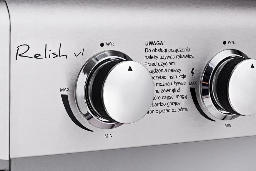Гриль садовий газовий KOLER Relish v1 Compact Сріблястий 9.6 кВт 47 x 40 см 187761 фото