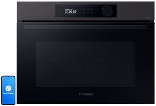 Піч SAMSUNG NQ5B5763DBB Електрична з мікрохвильовою піччю Графітовий матовий 706171 фото