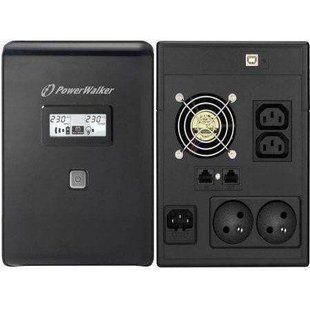 лінійно-інтерактивне ДБЖ PowerWalker VI 2000 LCD (10120020) 020231 фото