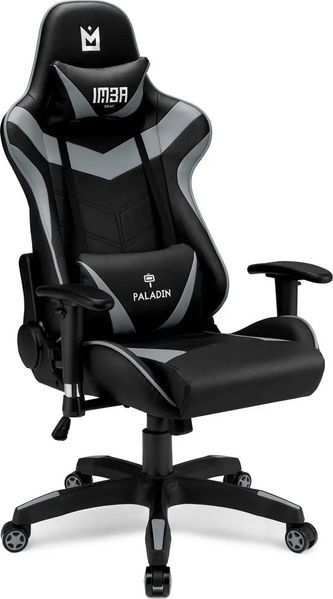Комп'ютерне крісло для геймера IMBA seat Paladin gray 019055 фото