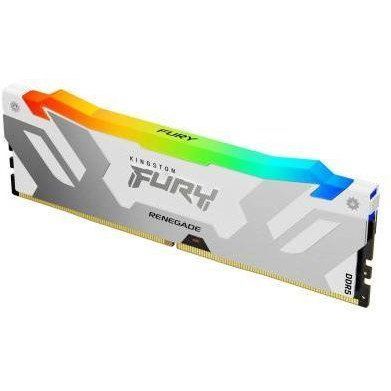 Память для настольных компьютеров Kingston FURY 32 GB DDR5 6000 MHz Renegade RGB White/Silver (KF560C32RWA-32) 033952 фото
