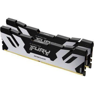 Пам'ять для настільних комп'ютерів Kingston FURY 96 GB (2x48GB) DDR5 6400 MHz Renegade Silver (KF564C32RSK2-96) 033868 фото