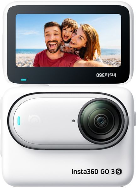 Экшн-камера INSTA360 GO 3S (128GB) Белая, видео 4K 30FPS, вес 39,1 г, Wi-Fi, Bluetooth 2015279 фото