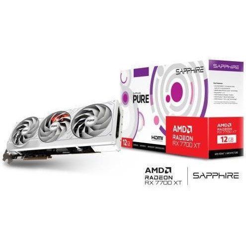 Відеокарта Sapphire Radeon RX 7700 XT 12GB PURE (11335-03) 013839 фото