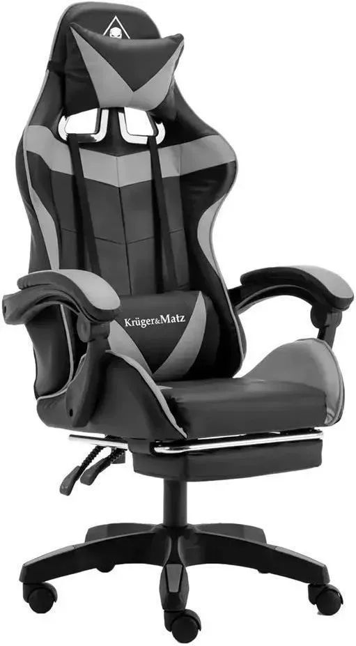 Компьютерное кресло для геймера Kruger&Matz Warrior GX-150 Gray (KM0790G) 606552 фото