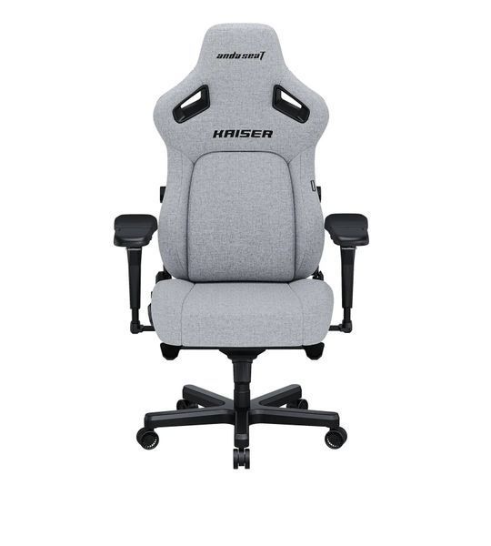 Комп'ютерне крісло для геймера Anda Seat Kaiser 4 L Gray Linen Fabric (AD12YDDC-L-20-G-CF) 578312ua фото