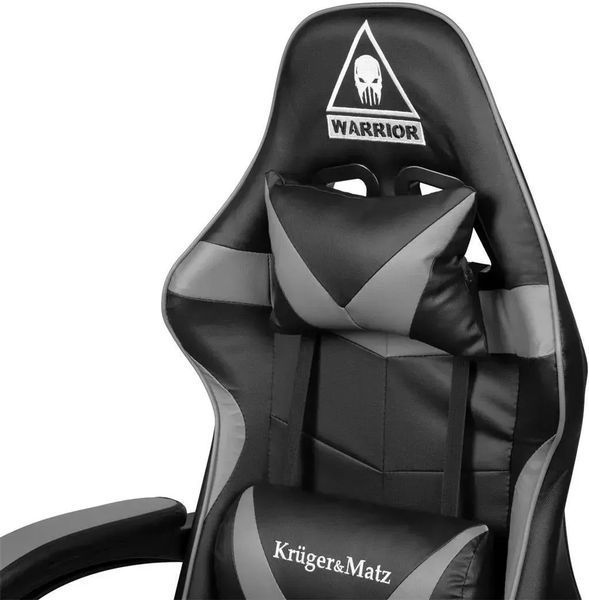 Компьютерное кресло для геймера Kruger&Matz Warrior GX-150 Gray (KM0790G) 606552 фото