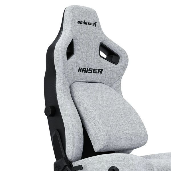 Комп'ютерне крісло для геймера Anda Seat Kaiser 4 L Gray Linen Fabric (AD12YDDC-L-20-G-CF) 578312ua фото
