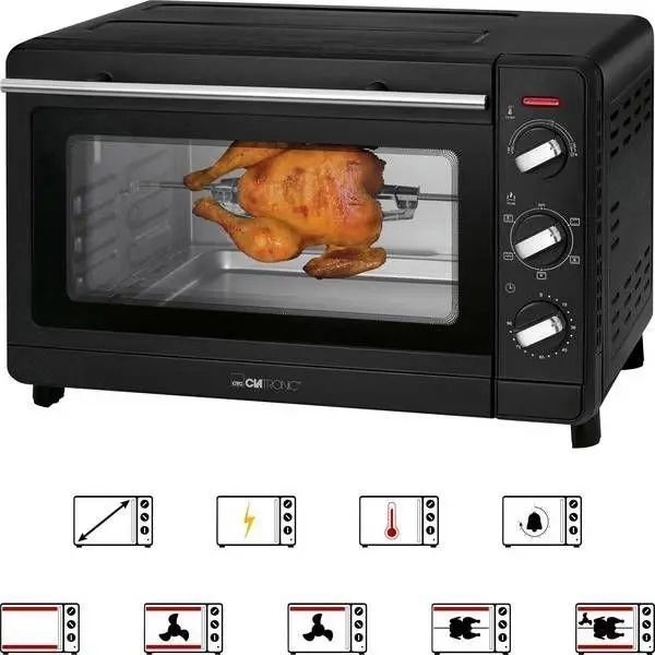 Духовка настільна Clatronic MBG 3728 Black 012416 фото