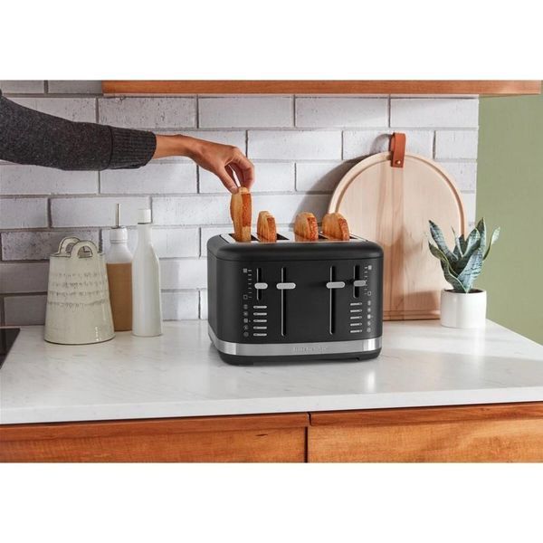 Тостер KitchenAid 4-Slot Toaster 5KMT4109 Matte Black (5KMT4109EBM) 042142 фото