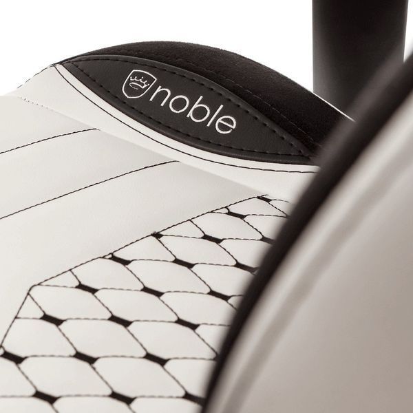 Компьютерное кресло для геймера Noblechairs Epic PU leather white/black (NBL-PU-WHT-001) 018583 фото