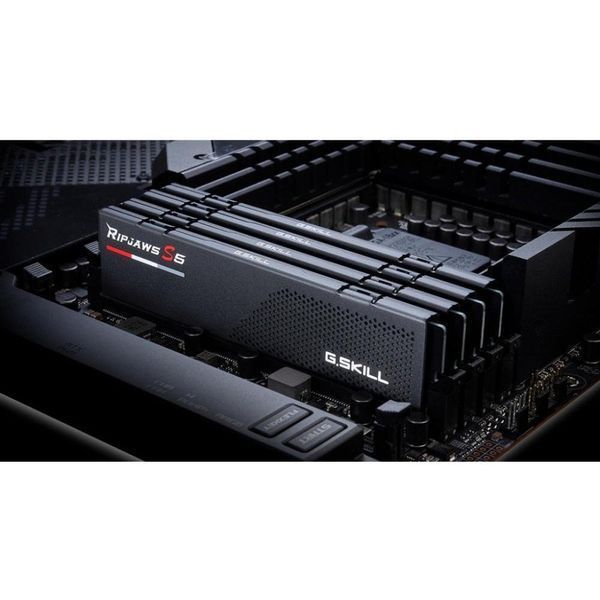 Пам'ять для настільних комп'ютерів G.Skill 32 GB (2x16GB) DDR5 5600 MHz Ripjaws S5 Black (F5-5600J4040C16GX2-RS5K) 027698 фото