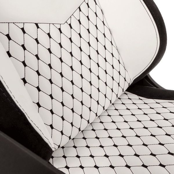 Компьютерное кресло для геймера Noblechairs Epic PU leather white/black (NBL-PU-WHT-001) 018583 фото