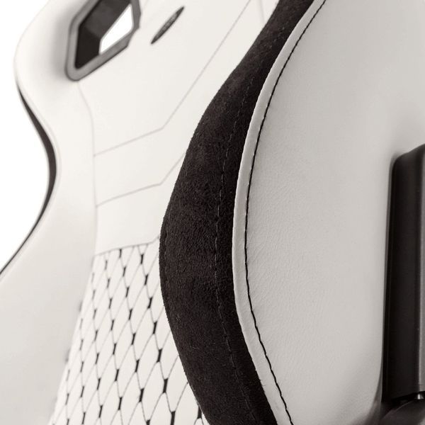 Компьютерное кресло для геймера Noblechairs Epic PU leather white/black (NBL-PU-WHT-001) 018583 фото