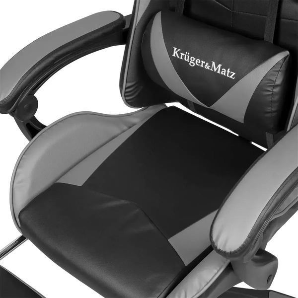 Компьютерное кресло для геймера Kruger&Matz Warrior GX-150 Gray (KM0790G) 606552 фото