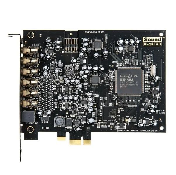 Звукова карта внутрішня Creative Sound Blaster Audigy RX (PCI-E) (70SB155000001) 348439 фото