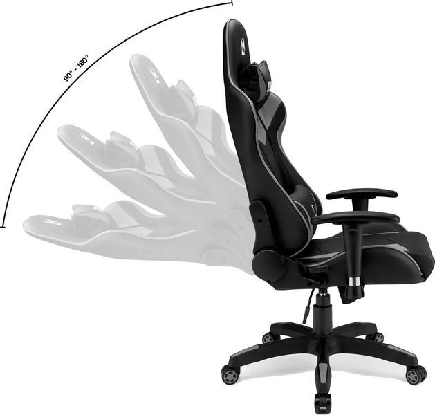 Комп'ютерне крісло для геймера IMBA seat Paladin gray 019055 фото