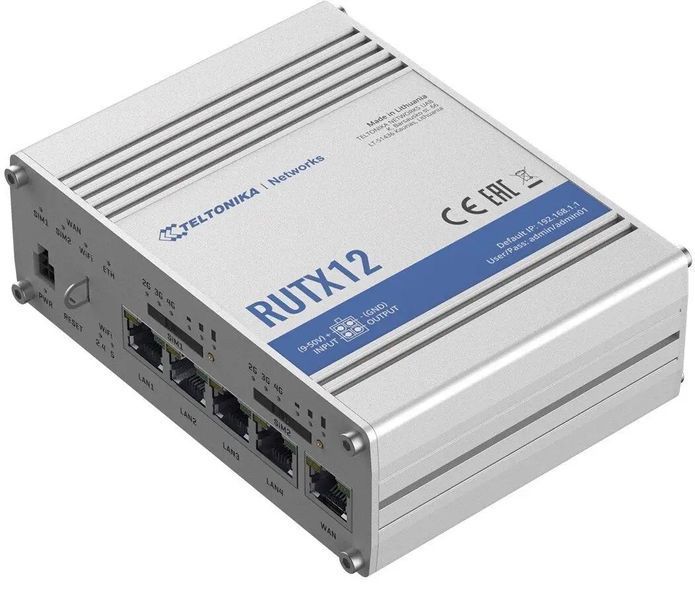 Бездротовий маршрутизатор (роутер) Teltonika RUTX12 001476 фото