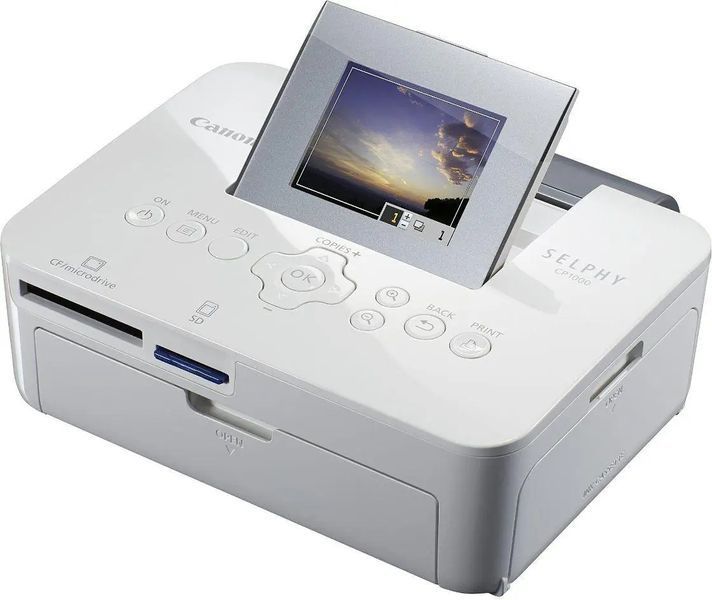 Принтер Canon SELPHY CP1000 White (0011C012, 0011C002) 037640 фото