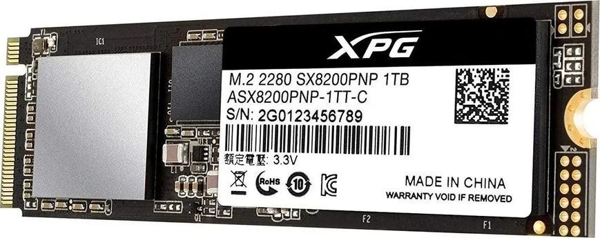 SSD накопитель Adata XPG SX8200 Pro 1 TB (ASX8200PNP-1TT-C) 229423 фото