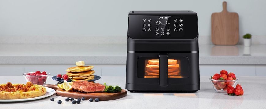 Фритюрница без масла Air Fryer COSORI CAF-P653-KEUR Premium II Plus 6.2 л, 12 автоматических программ 2073043 фото