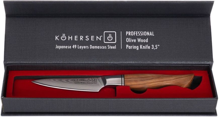 Нож KOHERSEN Professional Olive Wood 8.9 см 618009 фото