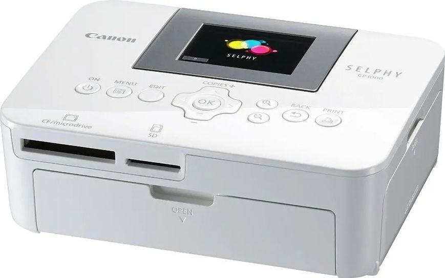 Принтер Canon SELPHY CP1000 White (0011C012, 0011C002) 037640 фото