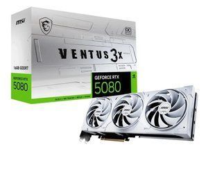 Видеокарта MSI GeForce RTX 5080 16G Ventus 3X OC White (G5080-16V3CW) 572299 фото