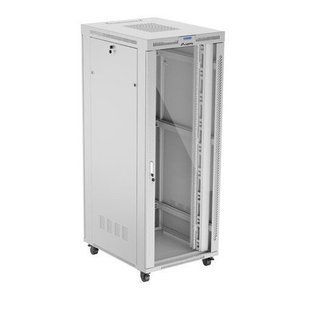 Шафа RACK LANBERG 19" 42U FF01-8042-12SL 800 x 1000 мм, стояча, сіра 2045624 фото