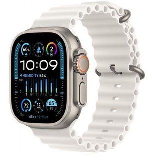Смарт-годинник Apple Watch Ultra 2 GPS + Cellular 49mm Titanium Case with White Ocean Band (MREJ3) 035261 фото