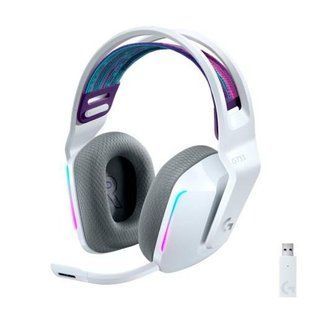 Навушники з мікрофоном Logitech G733 LIGHTSPEED Wireless RGB WHITE (981-000883) 029782 фото
