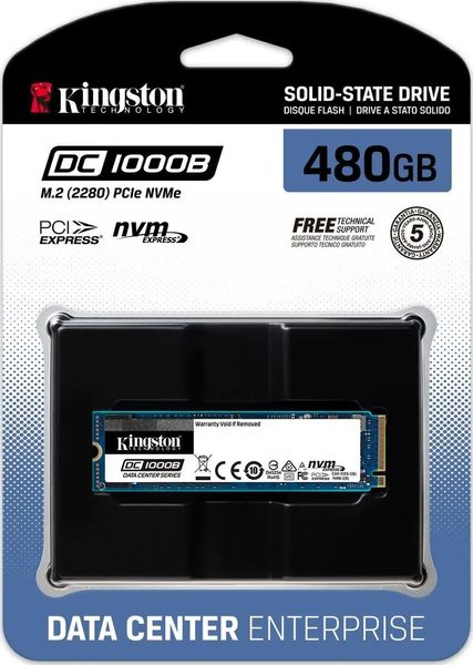 SSD накопитель Kingston DC1000B 480 GB (SEDC1000BM8/480G) 339636 фото