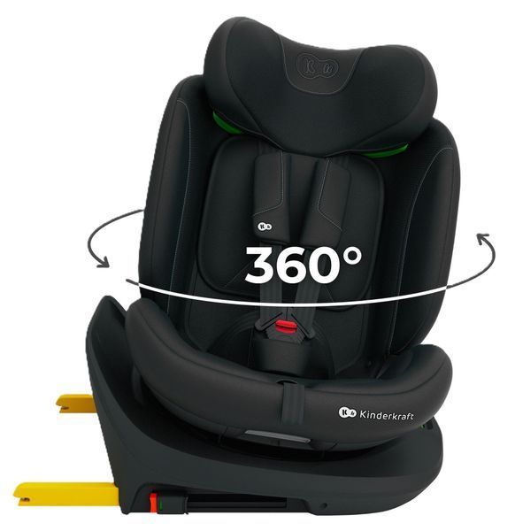Автокрісло KINDERKRAFT I-Grow 2 Plus I-Size 40-150 см (0-36 кг) Чорний 2127235 фото