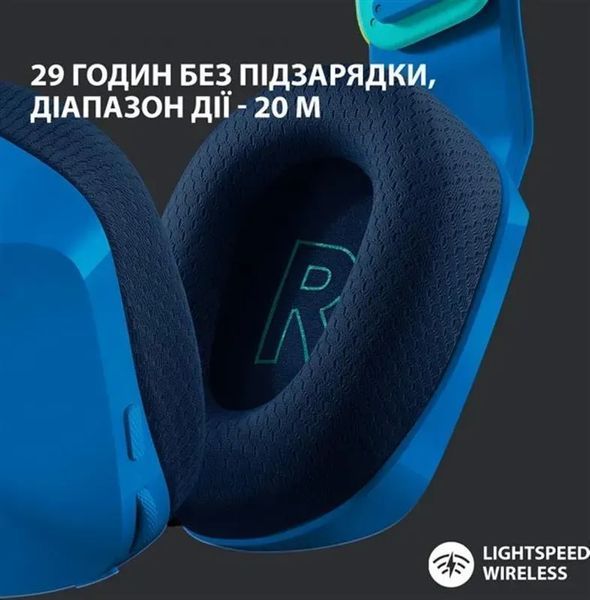 Комп'ютерна гарнітура Logitech Lightspeed Wireless RGB Gaming Headset G733 Blue (981-000943) 315349ua фото