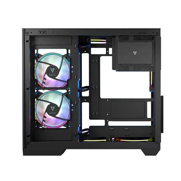 Корпус Modecom Volcano Panorama Apex ARGB 5F Midi Black (AT-PANORAMA-5F-ARGB-10-000000-0002) 018050 фото
