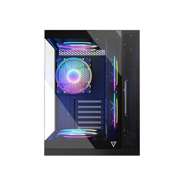 Корпус Modecom Volcano Panorama Apex ARGB 7F Midi Black (AT-PANORAMA-7F-ARGB-10-000000-0002) 018245 фото