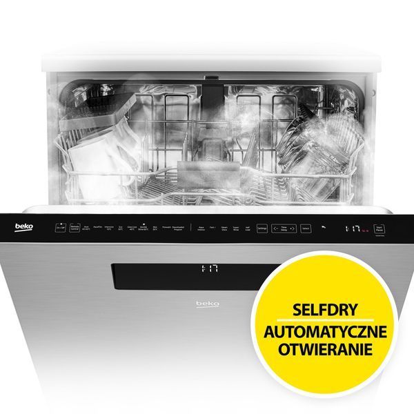 Посудомийна машина BEKO b300 BDFN26530W Регулювання кошиків, Автовідкривання дверей HygieneIntense 60см Білий 2006989 фото
