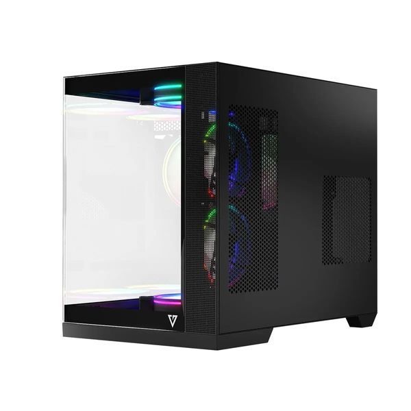 Корпус Modecom Volcano Panorama Apex ARGB 7F Midi Black (AT-PANORAMA-7F-ARGB-10-000000-0002) 018245 фото
