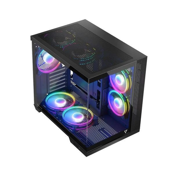 Корпус Modecom Volcano Panorama Apex ARGB 7F Midi Black (AT-PANORAMA-7F-ARGB-10-000000-0002) 018245 фото