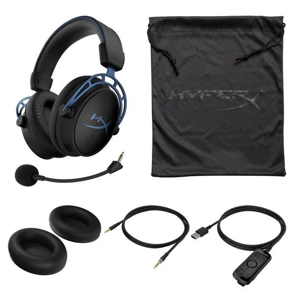 Комп'ютерна гарнітура HyperX Cloud Alpha S Blue (HX-HSCAS-BL) 294765 фото