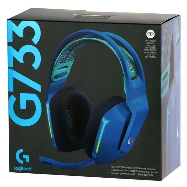 Комп'ютерна гарнітура Logitech Lightspeed Wireless RGB Gaming Headset G733 Blue (981-000943) 315349ua фото