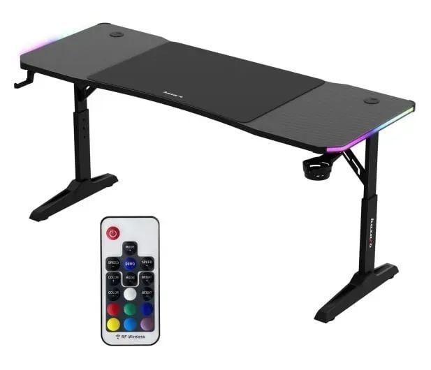 Геймерський ігровий стіл Huzaro Hero 4.6 RGB Black 615089 фото